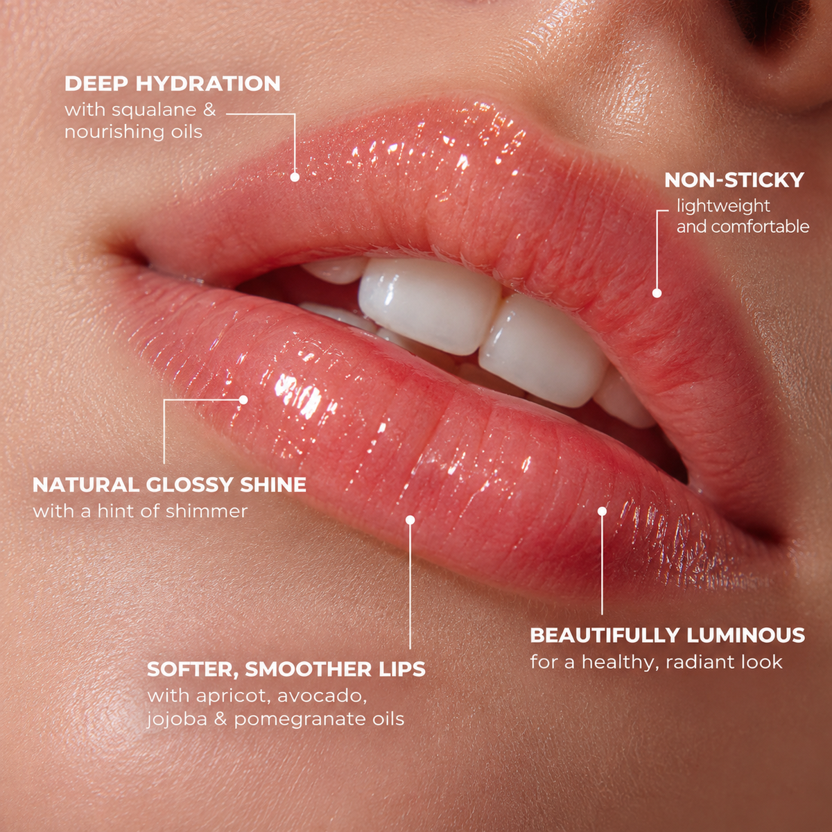 Lightweight Lip Oil | Natural Glossy Look